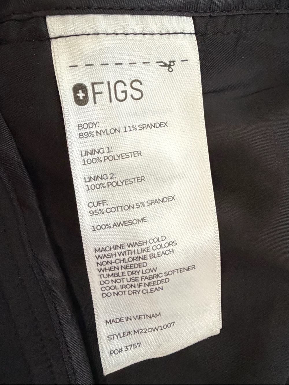 Figs Men's Black Lightweight Zip Shirt Jacket - Picture 6 of 7